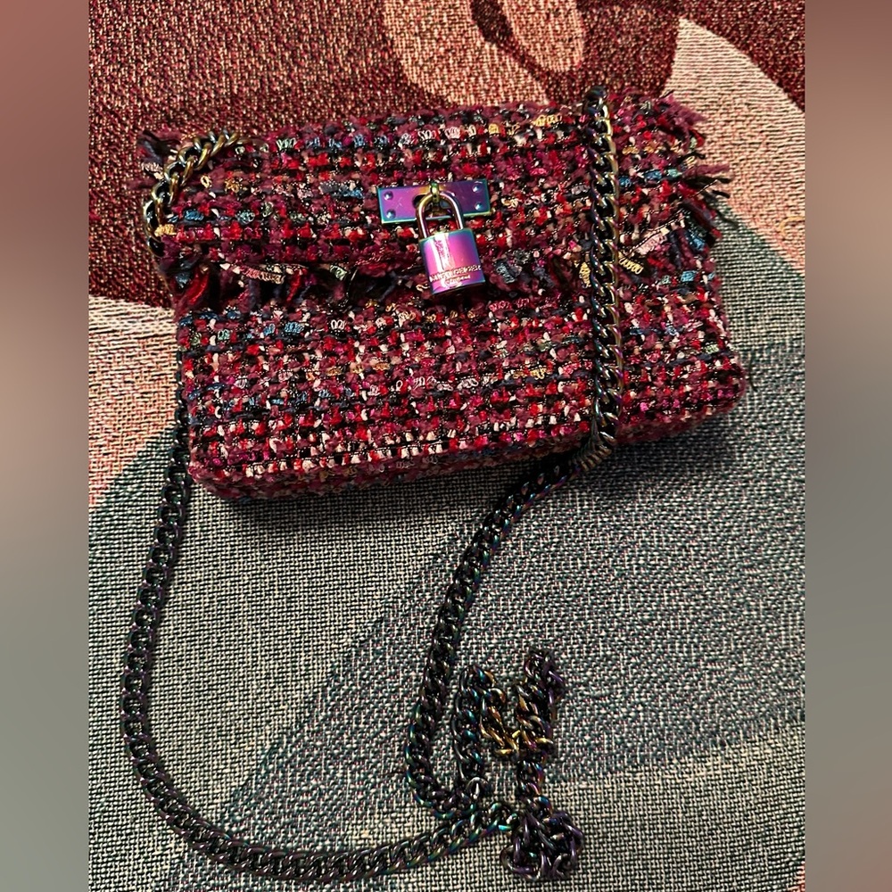 KURT GEIGER TWEED HANDBAG